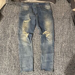 Men's Distressed Denim Jeans